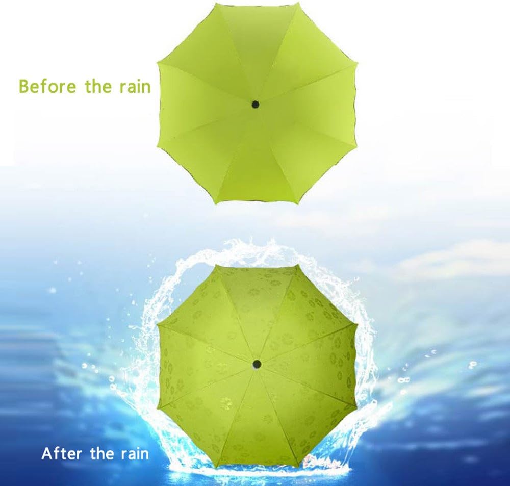 Green Windproof Vented Travel UmbrellaSun Protection UV Umbrella