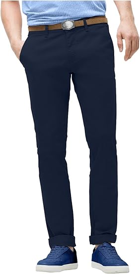 mens navy chino trousers