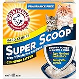 Arm &amp; Hammer Super Scoop Litter, Fragrance Free,14 Lbs (Packaging May Vary) (Misc.)