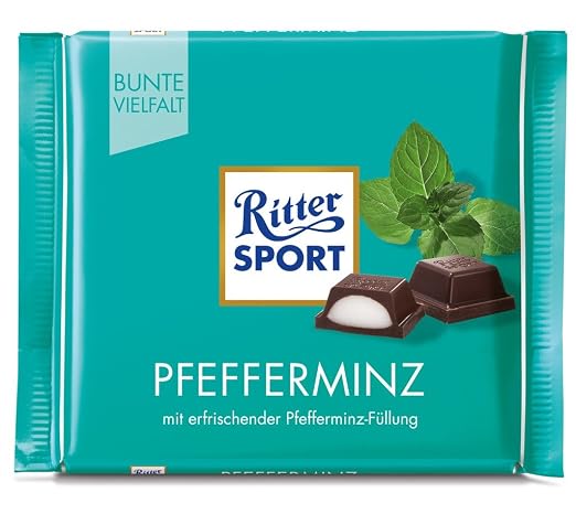Ritter Sport Pfefferminz 12x 100g Schokoladen Tafeln Amazon De