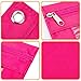6 Pieces Binder Pencil Pouch with Zipper Pulls 3-Ring with Clear Window Pencil Case with Binder Rings