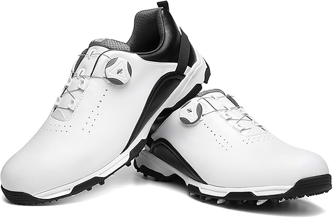 RTY XZ143 Mens Waterproof Golf Shoes, NonSlip And Studless Golf Shoes