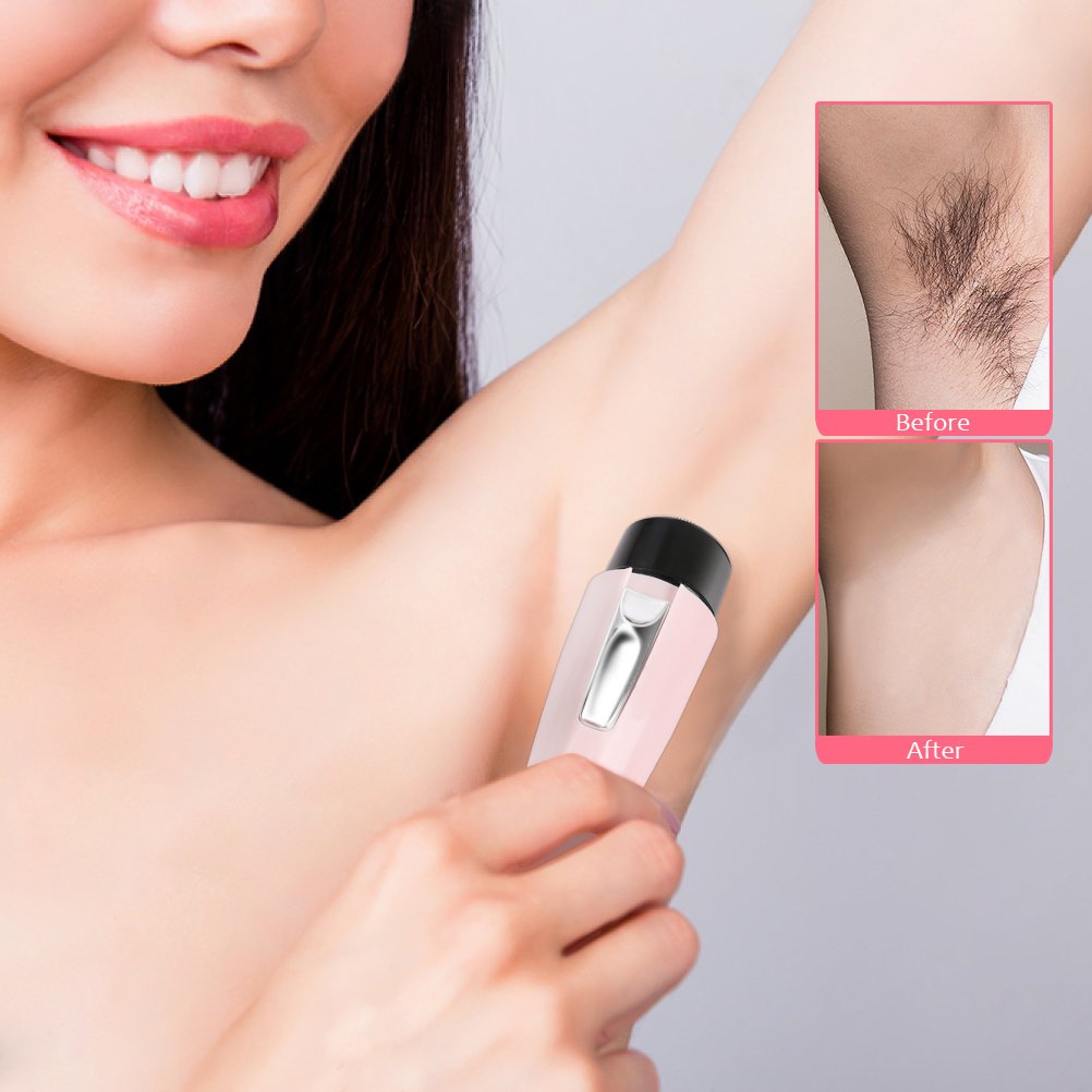 Women Shaver, Lady\'s Electric Rechargeable Painless Body Hair Trimmer Remover Epilator for Face Leg Hand Bikini Armpit