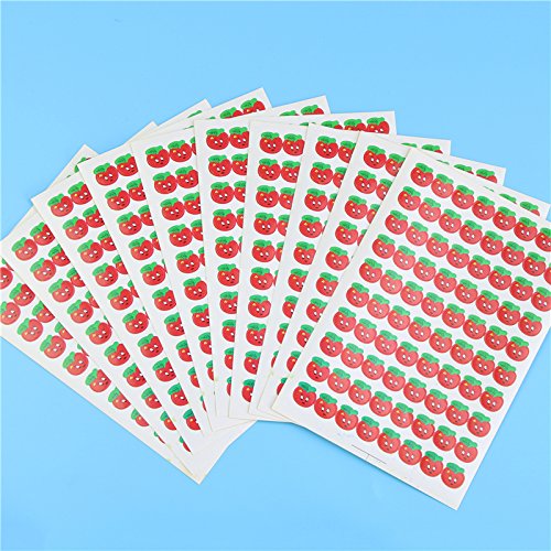 5 Pcs/Pack Cartoon Stars Fruits Reward Adhesive Stickers Memo Pad Children Toys Scrapbook Gift - Thumbnail 6