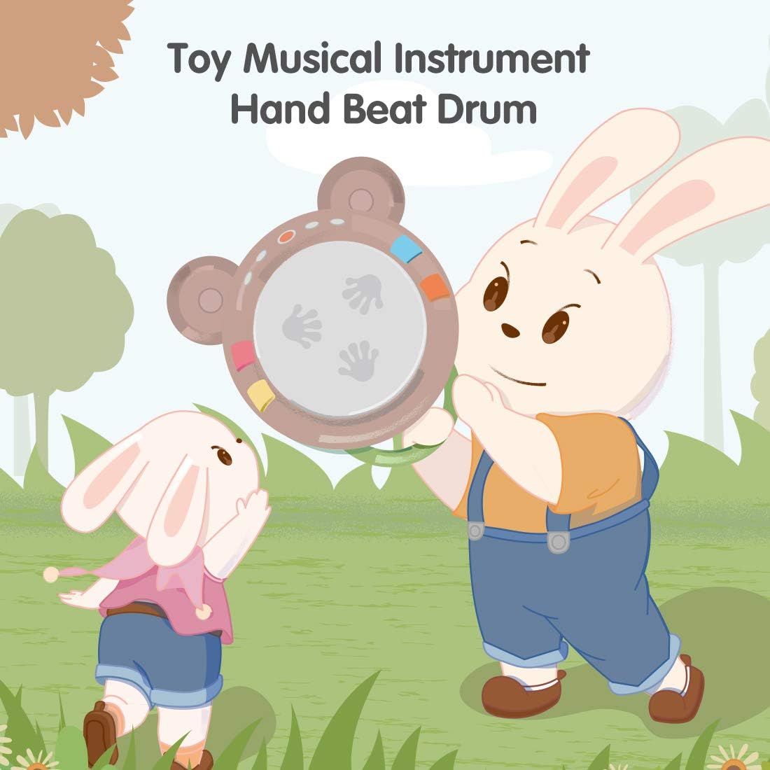 Tumama Jouet Musical Bebe Tambour Musical Jouet Interactif Cadeau Jeux Electroniques Pour Enfants Jouets Deveil Musicaux Jouet Educatif Precoce Instruments De Musique Pour Les Enfants Jouets D Eveil Et 1er Age Jeux Et Jouets Centroarco Com
