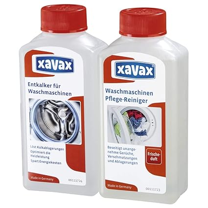 Xavax Waschmaschinen Entkalker Pflege-Set (Entkalker plus Reiniger mit Frische-Duft, 2 x 250 ml)