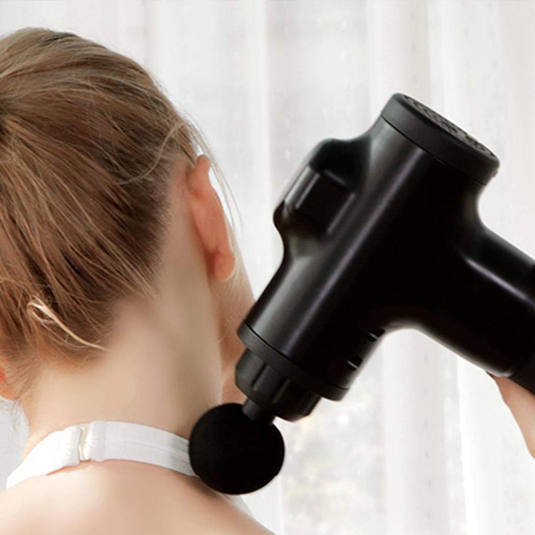 Miseku Muscle Massage Vibrating Therapy Fascia Pain Relief Massager with 4 Head Electric Massagers