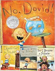 David Shannon Four Book Set Includes How I Became A Pirate No