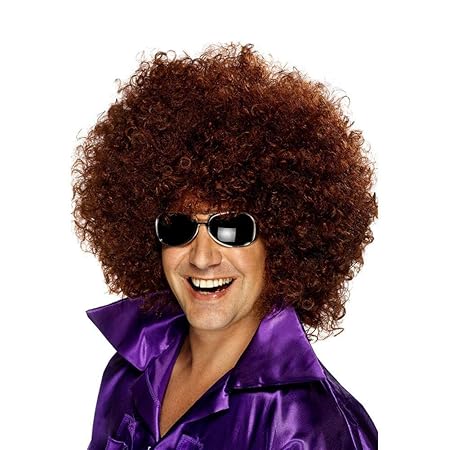 NIUJF Afro Perücke Lockenkopf Lockenperücke Rasta Afroperücke Für Karneval Und Fasching Stark Gelockt Locken Lockig Hellblond
