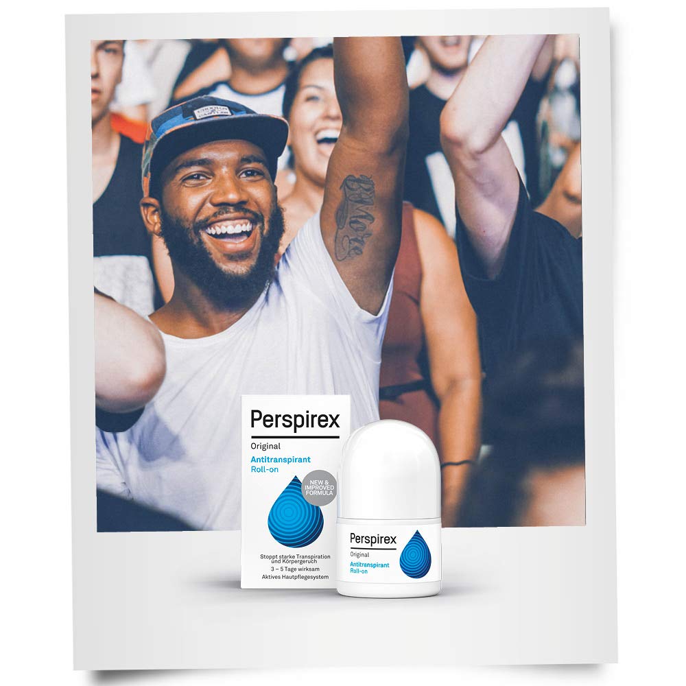 Perspirex Antitranspirant Deo Roller für bis zu 5 Tage Frischeschutz - Original 20ml