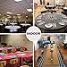 ETMURY Plastic Tablecloth 6 Pack Disposable Rectangle Table Covers 54 in. x 108 in. for 6 to 8 Foot Tables Indoor or Outdoor Parties Birthdays Weddings Christmas