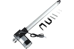 Homend DC 12V 16 Inch Stroke Linear Actuator with Mounting Bracket 400MM 6000N/1320LB Maximum Load for Recliner TV Table Lift Massage Bed Electric Sofa Linear Actuator
