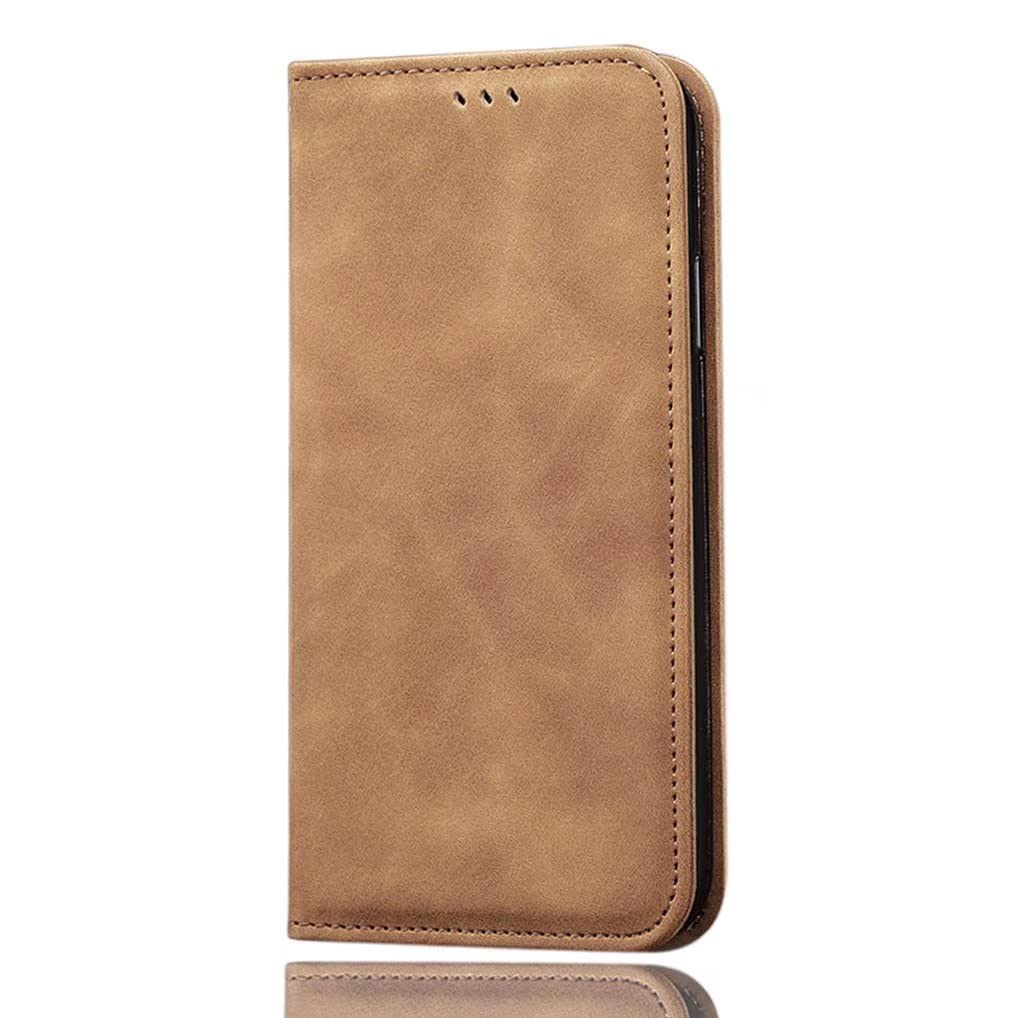 SEAHAI Case for Motorola Edge 60 Neo/Edge 50 Neo/ThinkPhone 25 Leather PU Wallet Folio Stand Case, Ultra-thin Shockproof Cover Kickstand with Credit Card Slots TPU Shell Magnetic Close - Brown