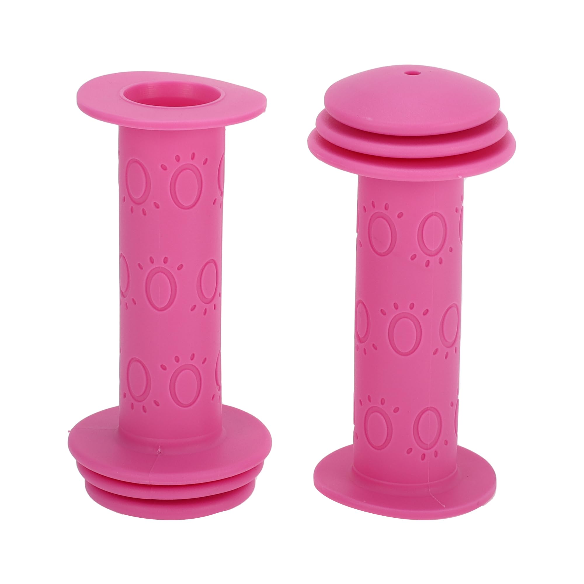 TUCKBOLD Child Bike Handlebar Grips Covers 105mm Long Soft | Children Bicycle End Grips Protector Pink 1 Pair