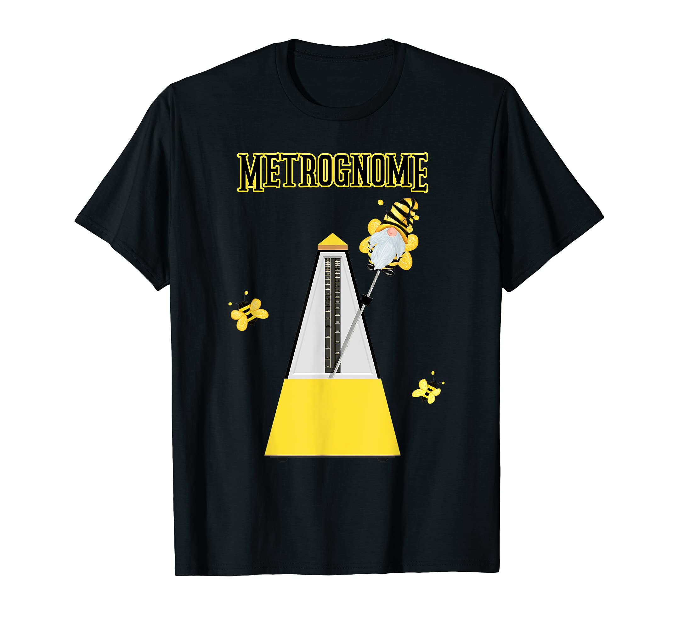 METROGNOME - BEE GNOME PUN FOR MUSICIANS ABOUT METRONOME T-Shirt
