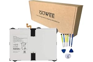 OUWEE EB-BT825ABE Tablet Battery Compatible with Samsung Galaxy Tab S3 9.7inch SM-T820 SM-T825820 SM-T825 SM-T825C SM-T825N0 SM-T825Y SM-T827V Series EB-BT825ABA GH43-04702A 3.8V 22.8Wh Free Tools