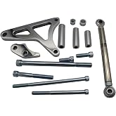 Aluminum Alternator Bracket Kit Compatible for SB Ford 289 302 Billet Polished Mounting Generator Bracket Accessories Kit