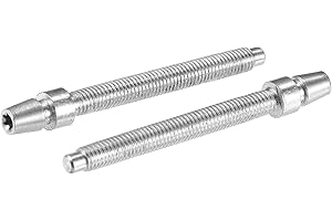 ACROPIX No.55078114AA Headlight Horizontal Adjustment Screws for Jeep Wrangler JK 2007-2018 / Inner/Durable / 2 Pcs/Silver To