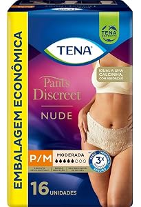 Tena Pants Discreet, Calcinha Descartável para Incontinência ...