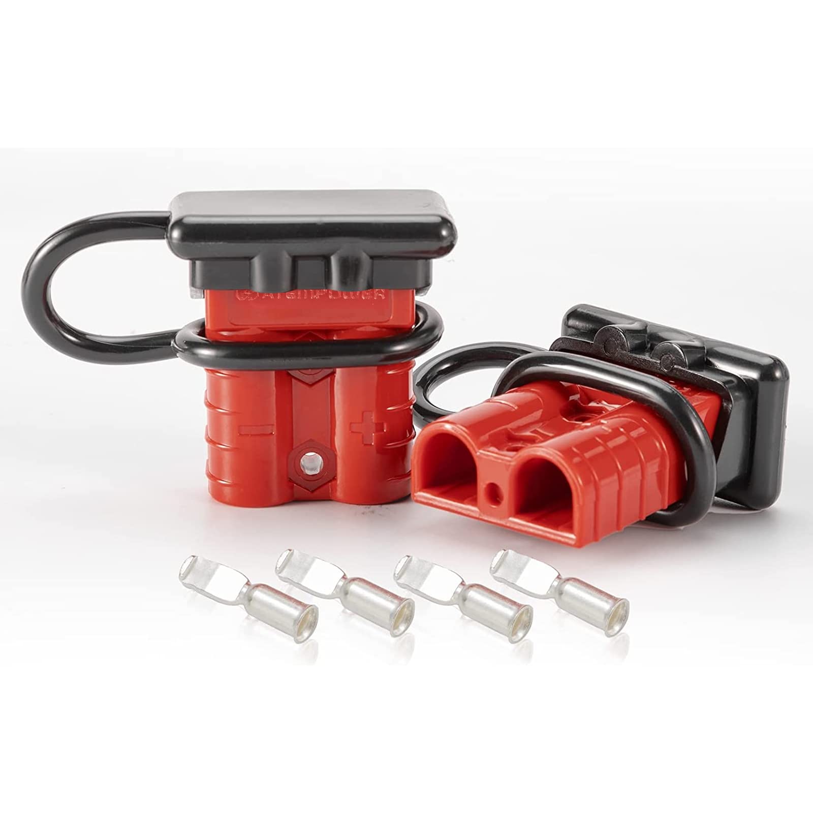 Photo 1 of ****MISSING WIRE CONNECTOR ASSEMBLY PIECE**** BUNKER INDUST 6-10 Gauge 50A Battery Quick Connect/Disconnect Wire Harness Plug Kit Battery Cable Quick Connect Disconnect Plug for Recovery Winch Trailer Auto Car Motorcycle Electrical Devices,2 Pcs