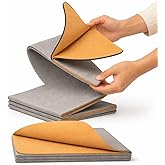 Roam & Wrap TRUE FOLDING Cork Yoga Mat 5mm Thick - Not Rolled, Fits in Backpack & Carry-On - Non-Slip Portable Mat for Travel, Pilates & Gym