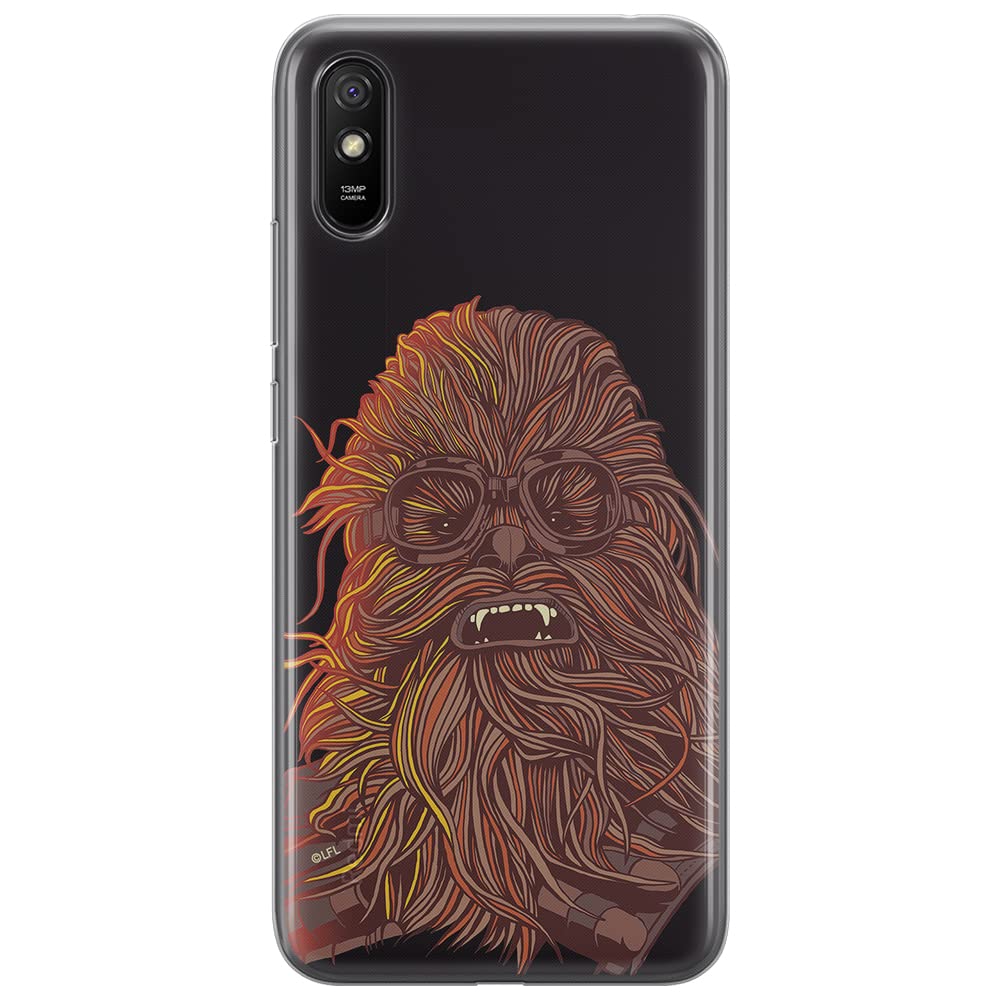 ERT GROUP mobile phone case for Xiaomi REDMI 9A original and officially Licensed Star Wars pattern Chewbacca 007 optimally adapted to the shape of the mobile phone, case made of TPU