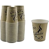 Smygoods Disposable Coffee Cups, To Go Paper Hot Cups, Classic Design (8 OZ, 100 Count) For Hot Beverages, Coffee, Tea, Espresso, Cocoa - Vasos Para Cafe