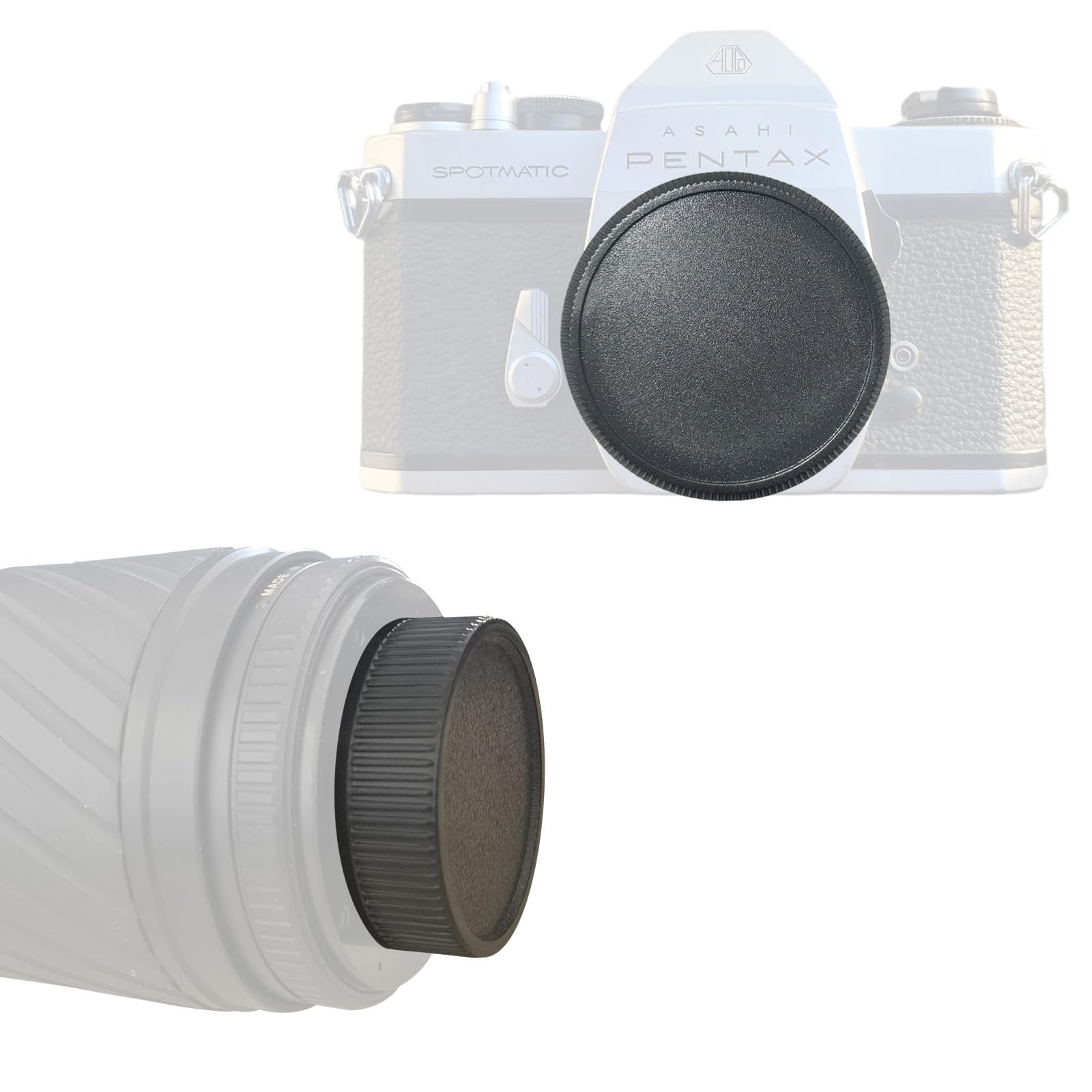 M42 Camera Body and Rear Lens caps,Compatible with PRAKTICA MTL3 MTL5 Camera,SP Camera,Meyer-Optik 50mm f/1.8 Lens,PK SMC takumar 55mm f/1.8 Lens,Helions-44-2 58mm f/2 Lens