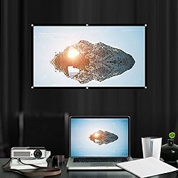 40 inch Projection Screen Foldable Projector 50 60