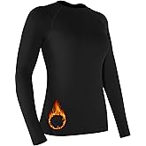 CADMUS Thermal Shirts for Women Long Sleeve Fleece Tops Running Workout Cold Weather Gear