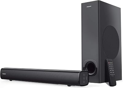 Creative Stage 2.1 Channel Under-Monitor Soundbar with Subwoofer Bluetooth