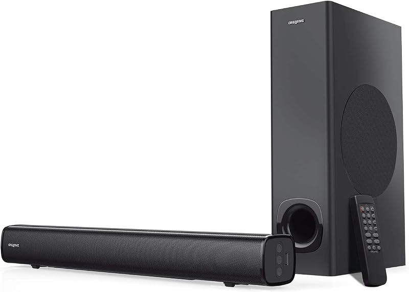 Creative Stage 2.1 Channel Under-Monitor Soundbar with Subwoofer Bluetooth