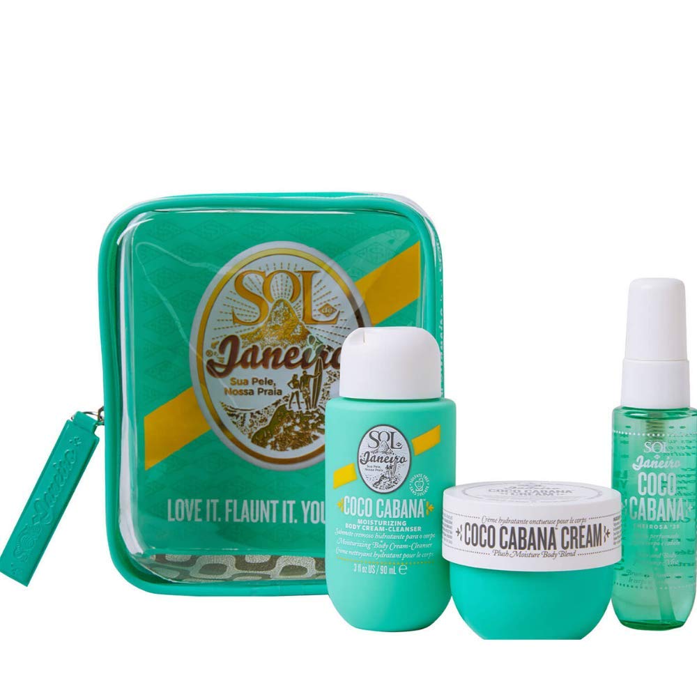 Sol De Janeiro Coco Cabana Jet Set A Travel Size Summer Essentials With Gentle Moisturising Skincare For A Radiant Body