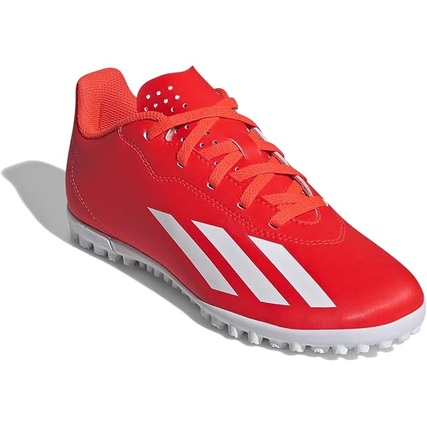 Amazon.com | adidas Soccer X Crazyfast Club Indoor (Little Kid/Big Kid)  Solar Red/White/Team Solar Yellow 1.5 Little Kid M | Soccer