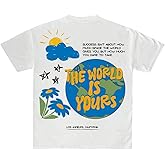 SOLY HUX Men's T-Shirts Crew Neck Short Sleeve Graphic Streetwear Vintage Tee Tops