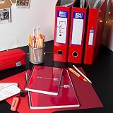 Oxford Premium A4 Ring Binder Red 25mm Capacity Laminated Paper on Board view 7