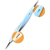 Happy Dotting Company Extra Fine Stylus &mdash; Micro Precision Double-Ended Dotting Tool &amp; Embossing Stylus | 0.5mm &amp; 1.0mm Tips for Mandala Art, Paper Embossing &amp; Nail Art Detail Work