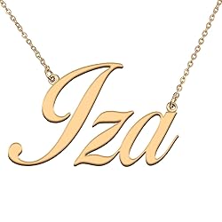HUAN XUN Customized Custom Simple Any Name Necklace
