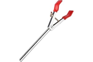 Stonylab 2 Prong Swivel Clamp, Sturdy Single Adjust Multipurpose Extension Clamp Grip