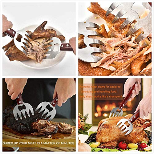 Bear Claws IPartsonline Meat Shredding Claws, Stainless Steel BBQ