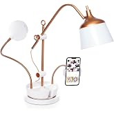 Anita Table Lamp - Daylight Crafting Lamp with Dimmer Switch, 3 Color Modes, 6000 Kelvin, Extendable Arm &amp; Magnifying Lens for Quilting, Stitching, Arts &amp; Crafts