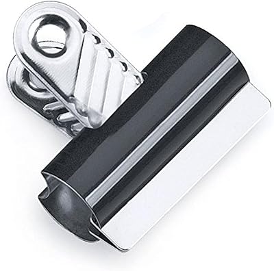 Rapesco RCB060B1 60 mm Letter Clips Black Pack of 10