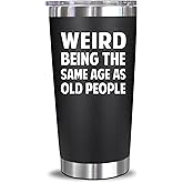 NewEleven Gifts For Men, Women - Funny Gag Gifts Ideas For Dad, Mom, Grandpa, Grandma, Husband, Wife, Uncle, Him - 40th 50th 60th 70th 80th Birthday Gifts For Men Women – 20 Oz Tumbler