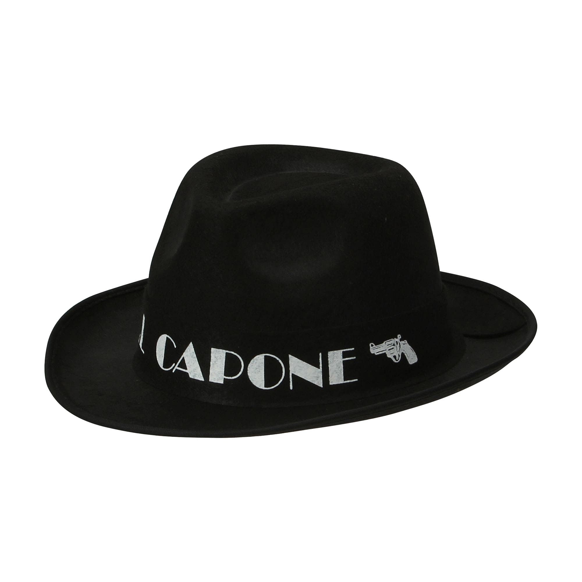 W WIDMANN MILANO Party Fashion - Al Capone Felt Hat Headwear Accessory Gangster