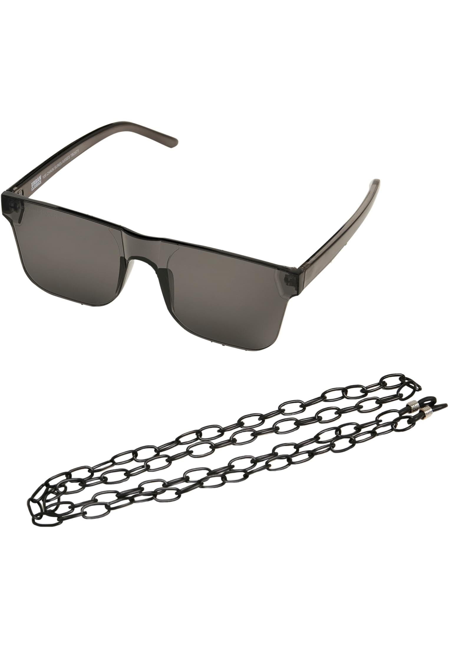 Urban Classics 105 Chain Sunglasses, blk/blk, One Size