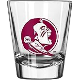 Logo Brands NCAA Florida State Seminoles 2oz Gameday Shot Glass – Sturdy Weighted Base, Chip-Resistant, Dishwasher Safe