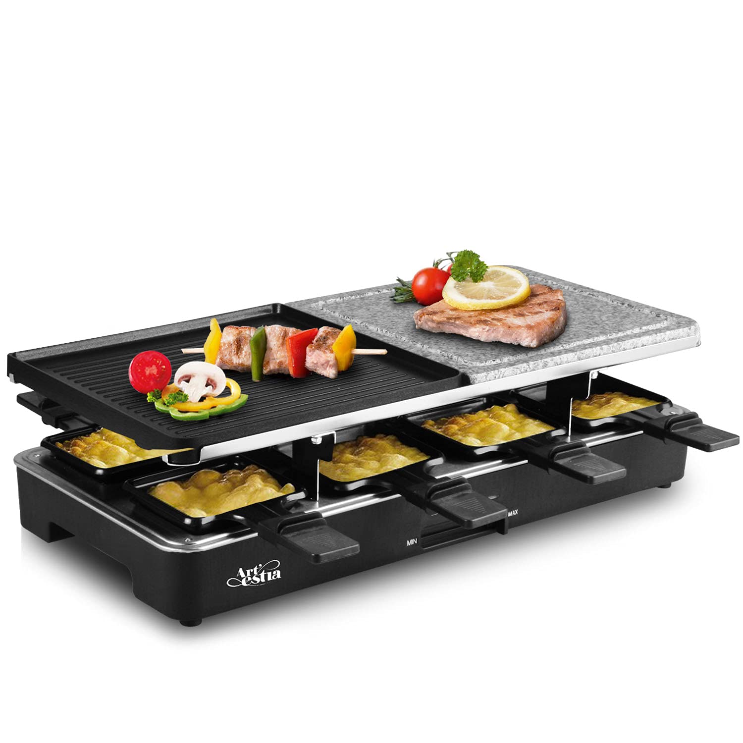 Artestia Raclette Grill,Electric Grill Indoor