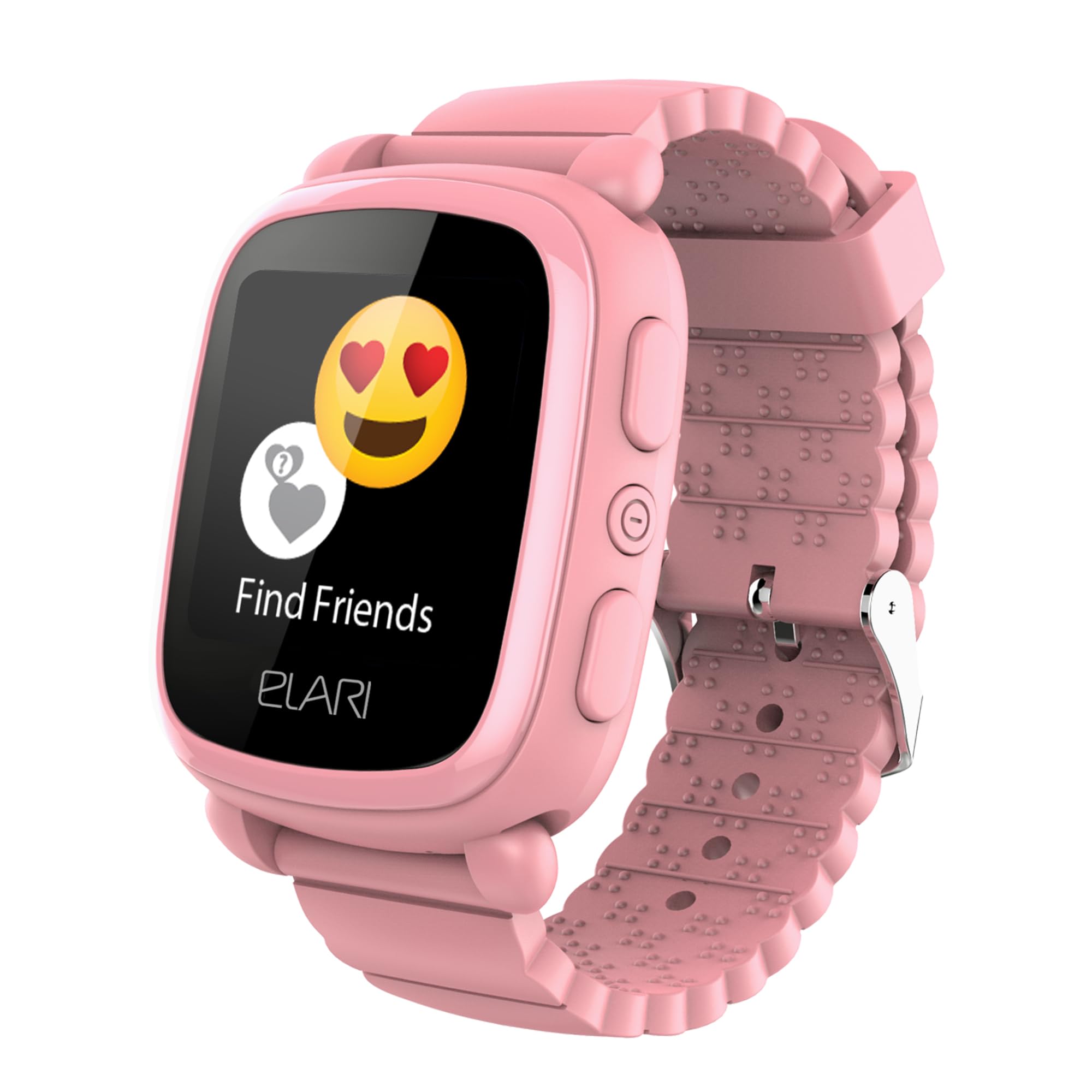 Elari KidPhone 2 Smartwatch, TFT, 3.66 cm (1.44 inches), GPS Mobile (Satellite), Mobile, Pink