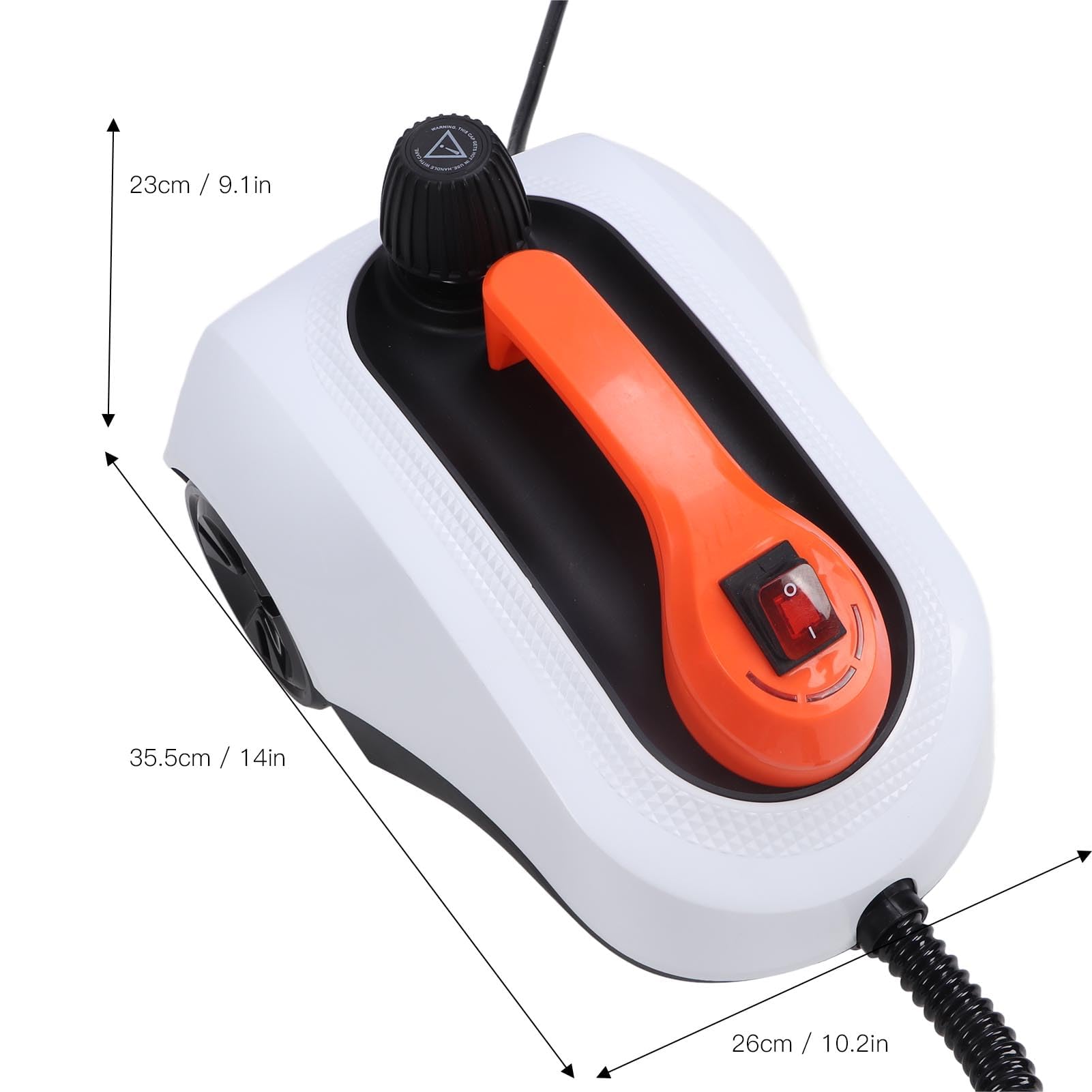 XHTLLO Steam Cleaner, Large Capacity High Pressure Steamer for Cleansing, 320°F or 160°C High Temperature Steam Car Steamer, for Upholstery, Kitchen, Carpets, Grout and Tile(US 110-120V)