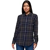 Prana, Golden Canyon Flannel Shirt - Women's, Black, M
